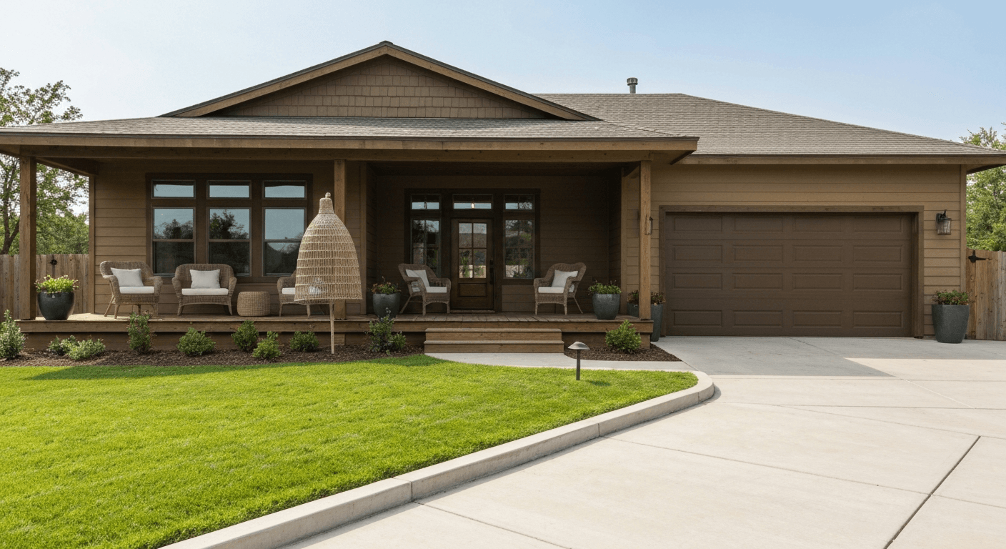 Two Guys Painting crew working on a residential project